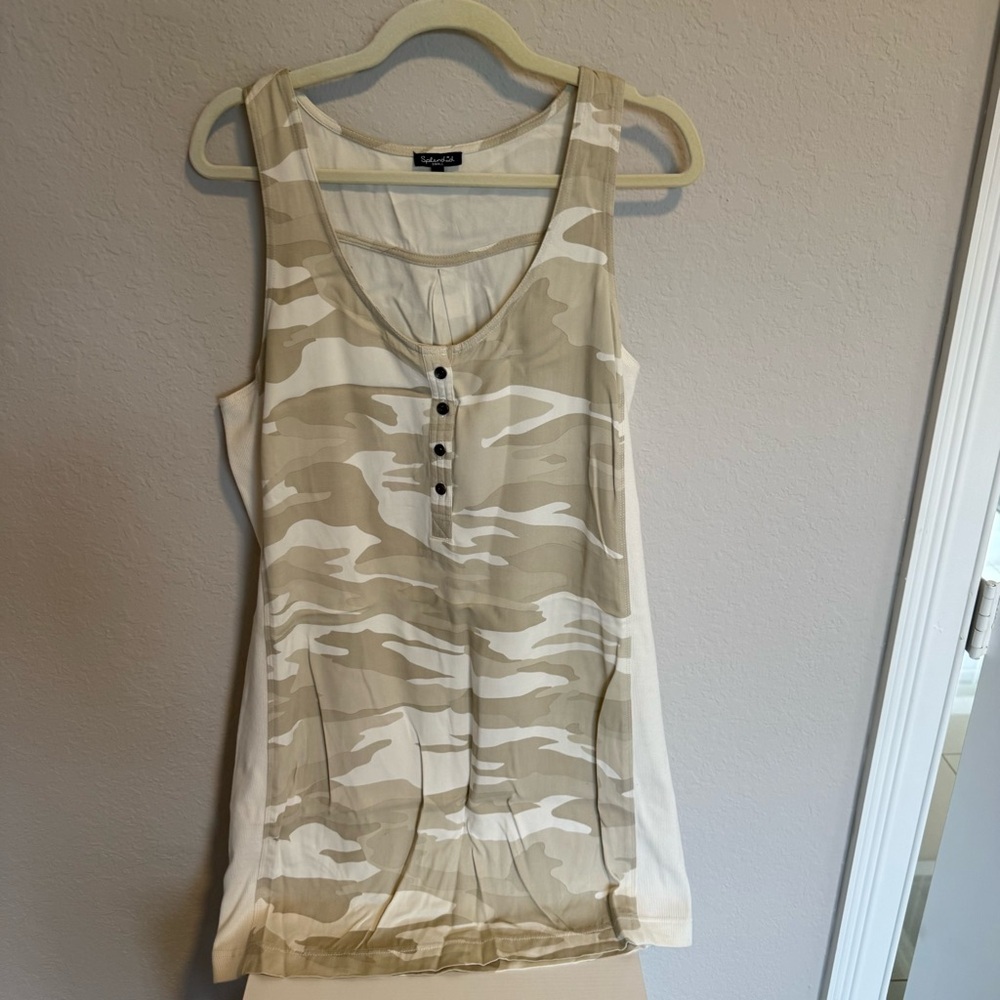 Splendid Tan Camo Dress Size Small